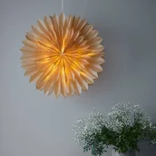 Ozdoby bożonarodzeniowe - Gwiazda Solina, wisząca, bursztynowa, Ø 60 cm - miniaturka - grafika 1