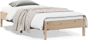Łóżko z litego drewna sosnowego 100x200 cm - Łóżka - miniaturka - grafika 1