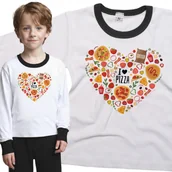 Piżamy dla dziewczynek - Piżama dziecięca I Love Pizza Kocham Pizzę 98/104 - VoloDonum - miniaturka - grafika 1
