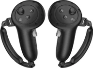 Akcesoria VR - Vortex Virtual Reality Silikonowe pokrowce na kontrolery + uchwyt do Meta Quest 3 Czarny - miniaturka - grafika 1