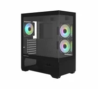 Obudowy komputerowe - Zalman Obudowa CHRONIX V2 Mid Tower ARGB fan x3 czarna CHRONIX V2 Black - miniaturka - grafika 1
