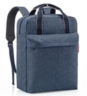 Plecaki - reisenthel Plecak Herringbone, Unisex Dorosły, Dark Blue, Jeden rozmiar, Ciemny niebieski - miniaturka - grafika 1