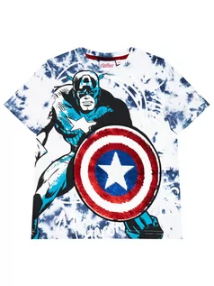 Koszulki dla chłopców - Desigual T-Shirt Captain 21SBTK09 Niebieski Regular Fit - grafika 1