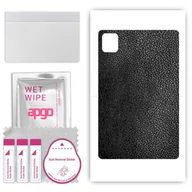 Akcesoria do tabletów i e-booków - folia naklejka skórka strukturalna na TYŁ do Apple iPad Pro 13 5 gen. 2024 - Skóra Czarna - apgo SKINS - miniaturka - grafika 1