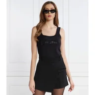 Koszulki i topy damskie - Just Cavalli Top | Regular Fit - miniaturka - grafika 1