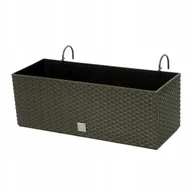 Donice - Doniczka z nawadnianiem Balkonowa 50cm + UCHWYTY - miniaturka - grafika 1