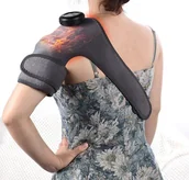 Masażery - MASAŻER ORTEZA KOLANO ŁOKIEĆ WIĘZADŁA ŁĄKOTKA OPASKA IR PRĄDY GRZANIE - miniaturka - grafika 1