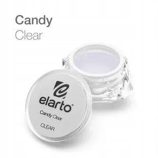 Żel budujący Elarto Różowy Candy Clear 50g - Żele do paznokci - miniaturka - grafika 1