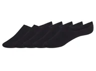 Skarpetki męskie - LIVERGY® Skarpetki stopki męskie, 5 par, z bawełną organiczną (Czarny, 39-42) - miniaturka - grafika 1