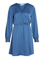 Sukienki - Vila Sukienka damska z wieloma rękawami L/S, federal blue, 38 - miniaturka - grafika 1