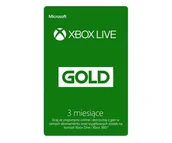 Kody i doładowania cyfrowe - Microsoft Xbox Live Gold 3 miesiące - miniaturka - grafika 1