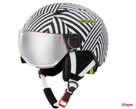 Kaski narciarskie - Kask narciarski Head MOJO VISOR RAZZLE 2022/2023 - miniaturka - grafika 1