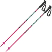 Kijki narciarskie - Salomon Kaloo, Junior, kijki narciarskie, różowe - miniaturka - grafika 1