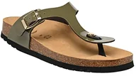 Sandały damskie - Scholl Nicole, sandały damskie, khaki, 40 EU, Khaki, 40 EU - miniaturka - grafika 1