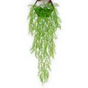 Sztuczne kwiaty - GIRLANDA SOSNA SZTUCZNA ZIELONA WISZĄCA DEKORACJA - miniaturka - grafika 1