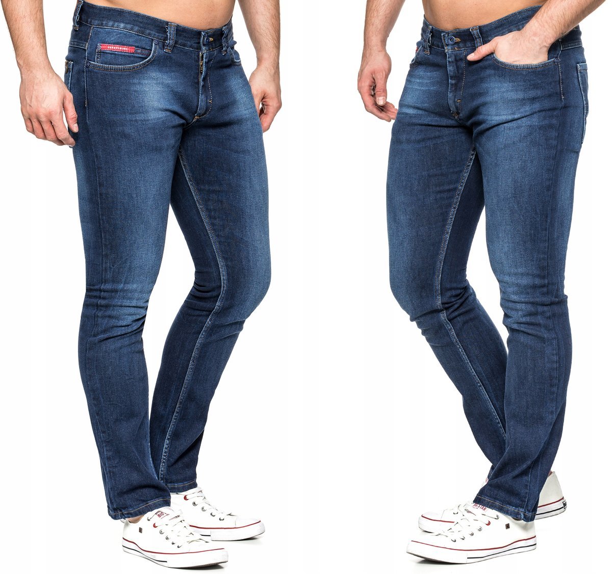 SPODNIE MĘSKIE VANKEL JEANS 627R - 94CM/L32
