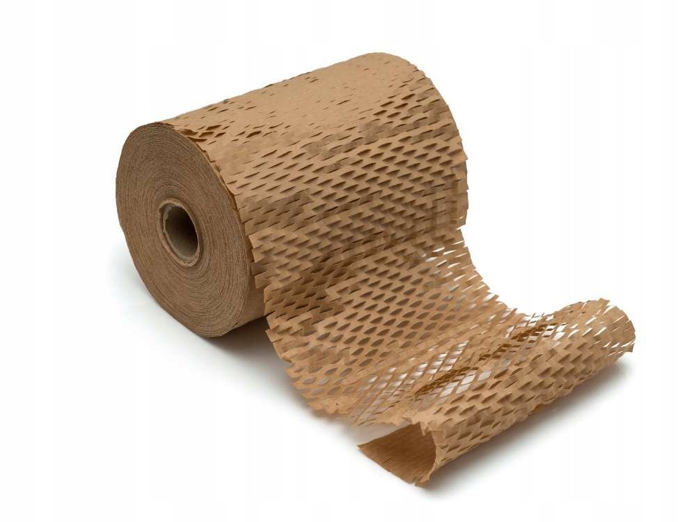 Papier KRAFT Nacinany 20 cm x 100 m EKO Pakowy do Pakowania