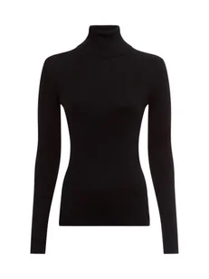 Marc O'Polo Sweter damski Kobiety Bawełna czarny jednolity, S - Swetry damskie - miniaturka - grafika 1