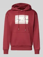 Bluzy męskie - Bluza z kapturem o kroju regular fit z mieszanki bawełny - miniaturka - grafika 1