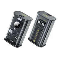 Powerbanki - WEKOME WP-345 Vanguard Series - Power bank 10000 mAh Fast Charging z wbudowanym kablem USB-C & Lightning PD 20W + QC 22.5W (Czarny) - miniaturka - grafika 1