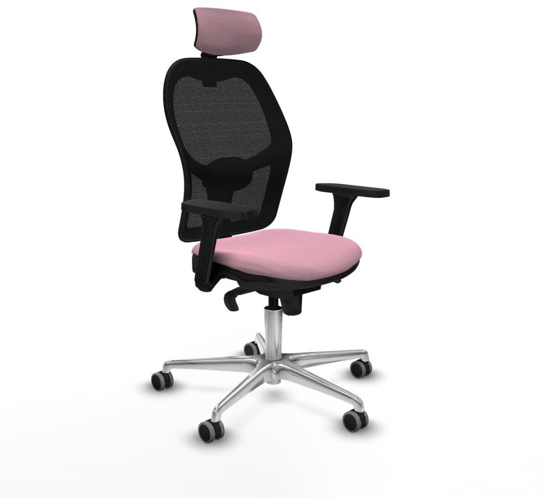 Krzesło Biurowe z Zagłówkiem Jorquera Piqueras y Crespo 3D086G2 Różowy