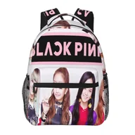 Torebki damskie - ts573 blackpink Plecaki na co dzień Torba na książki studenckie Drukowanie Tornister Plecak Lekki tornister st573 - miniaturka - grafika 1