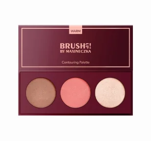 Brush Up paleta do konturowania 02 Warm 7,5g - Bronzery i konturowanie twarzy - miniaturka - grafika 1