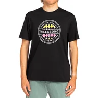 Koszulki męskie - Męska Koszulka z krótkim rękawem BILLABONG ROTOR FILL TEES EBYZT00105-BLK – Czarny - miniaturka - grafika 1