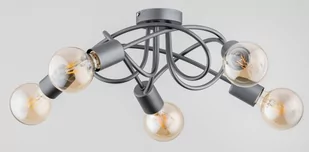 Boston lampa sufitowa 5xE27 szara 63193 - Lampy sufitowe - miniaturka - grafika 1