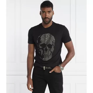 Koszulki męskie - Philipp Plein T-shirt SS Skull | Regular Fit - grafika 1