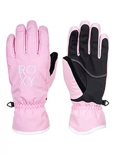 Rękawiczki - ROXY Rękawiczki damskie różowe XL - grafika 1