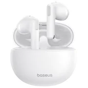 Słuchawki - Baseus Bowie E12 białe - miniaturka - grafika 1