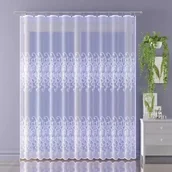 Firany - Firanka gotowa żakardowa Irene A083 300x250 cm biała - 250 cm 300 cm - miniaturka - grafika 1