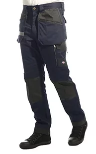Lee Cooper Męskie spodnie cargo ze stretchem, granatowy, 42W / 31L - Spodenki męskie - miniaturka - grafika 1