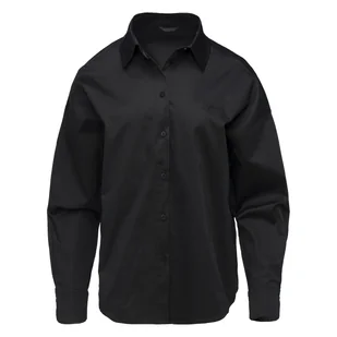 Damska Koszula GUESS LS NICLA EMBRO LOGO SHIRT W4RH51WD2M1-JBLK – Czarny - Koszule damskie - miniaturka - grafika 1