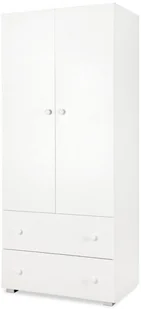 Szafa dwudrzwiowa PAULA biała - Szafy i szafki dla dzieci - miniaturka - grafika 1