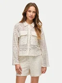 Koszule damskie - Vila Koszula Merinda 14105211 Beżowy Loose Fit - miniaturka - grafika 1