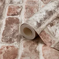 Tapety - Tapeta papierowa Tanlay jasnoczerwona - miniaturka - grafika 1