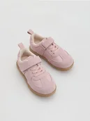 Buciki dla niemowląt - Reserved - Skórzane trampki - pastelowy róż - miniaturka - grafika 1