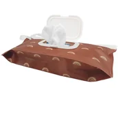 Chusteczki nawilżane - ETUI NA CHUSTECZKI NAWILŻONE BRĄZ - miniaturka - grafika 1