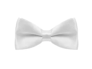 Mucha klasyczna biała - 10 cm - 1 szt. - Dodatki do strojów karnawałowych - miniaturka - grafika 1