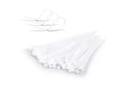 Inne mocowania - Opaska kablowa zaciskowa 2.5x100mm - Biała - 100szt - miniaturka - grafika 1