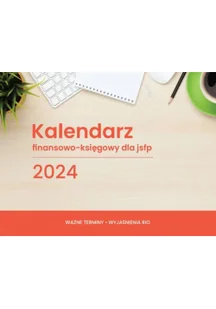 Kalendarz 2024 finansowo-księgowy dla jsfp - Biznes - miniaturka - grafika 1