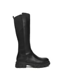 Kozaki damskie - Rieker Kozaki CEO-Z9158-00 Czarny - miniaturka - grafika 1