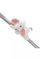 Maskotki i pluszaki - NICI 61483 Maskotka pluszowa magnetyczna Słoń Love jasnoszary 12cm MagNICI GREEN - miniaturka - grafika 1