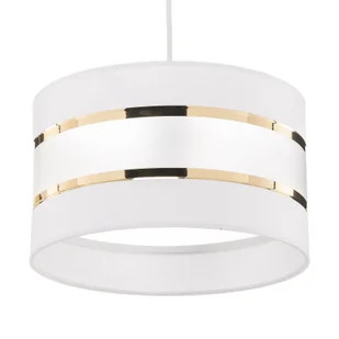 Lampa wisząca belka Helen biało-złota 3-punktowa - Lampy sufitowe - miniaturka - grafika 3