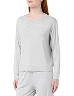 Koszulki i topy damskie - Hugo Boss Damska koszulka z długim rękawem, Medium Grey33, L - miniaturka - grafika 1