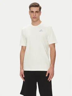 adidas T-Shirt Earth Day Graphic JI6756 Biały Regular Fit - Koszulki męskie - miniaturka - grafika 1