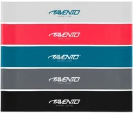 Gumy, taśmy, ekspandery - Avento Zestaw 5 gum do ćwiczeń taśmy 4,5 22,7kg 42SA-MLT - miniaturka - grafika 1