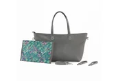 Torby i organizery dla mam - Kinderkraft Torba Treasurepack Nature Vibes Dark grey - miniaturka - grafika 1
